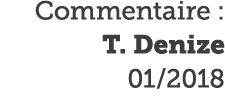 Commentaire   T  Denize 01 2018 