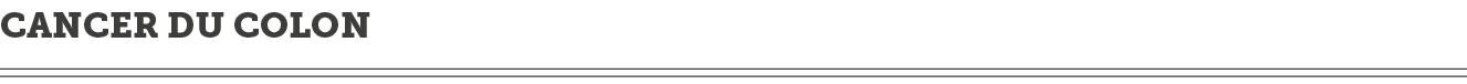 Cancer du colon