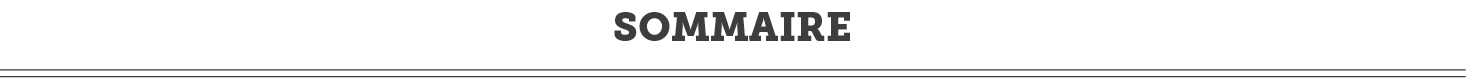 SOMMAIRE