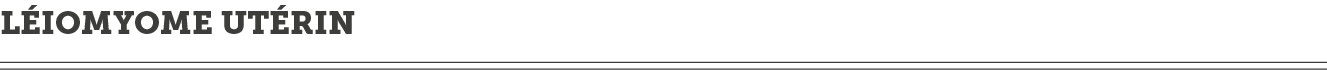 L iomyome ut rin 